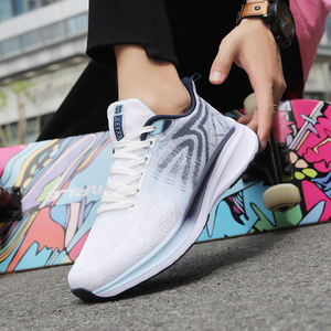 Usine OEM ODM Logo personnalisé rembourré côtelé texturé col extensible baskets fantaisie homme 2025 - Product Image 4