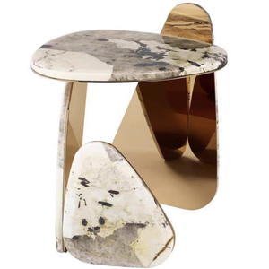 Lussuoso e creativo in acciaio inox caffè e tavolo da tè <span class=keywords><strong>esotico</strong></span> unico a forma di mobili da soggiorno moderni - Product Image 6