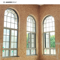 El Proyecto de Alta Gama Más Importante en China: Ventana de Arco de Aluminio y Vidrio Personalizada de Diseño Innovador con Rotura de Puente Térmico para Casa o Villa