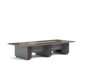 Table de conférence de luxe pour grande salle de formation, chaise de bureau moderne, mobilier de bureau, table de négociation, table de réunion - Product Image 5
