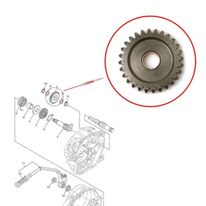Engranaje de Eje de Arranque de Alta Precisión para Motor de Motocicleta <span class=keywords><strong>Yamaha</strong></span> YBR125 XTZ125 <span class=keywords><strong>YBR</strong></span> XT <span class=keywords><strong>YBR</strong></span> <span class=keywords><strong>125</strong></span> - Product Image 1