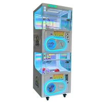 Machine à griffes à monnayeur pour 2 joueurs, modèle Double Magic, en promotion, pour centres de jeux