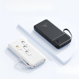 畅销PD20W超快速充电电源组发光二极管屏幕四个内置充电电缆不同微型USB DC原始设备制造商产品 - Product Image 3