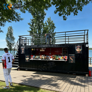 Camion-<span class=keywords><strong>restaurant</strong></span> conteneur maritime à deux étages avec escalier, <span class=keywords><strong>restaurant</strong></span> mobile en conteneur, café-bar en conteneur à vendre - Product Image 1