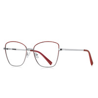 3087 elegante MARCO DE Metal para mujer para gafas ópticas diseño de lujo para gafas bloque de luz azul gran oferta bisagra de resorte
