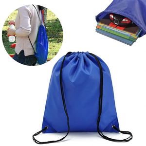 Wholesale Sport Backpack 210D Polyester Custom Promotional Drawstring Cosmetic Bag - Product Image 3