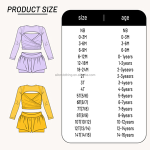 Conjunto de yoga personalizado para niñas: Top de malla de manga larga con camisola y pantalones cortos de doble capa, estilo deportivo informal de pequeña producción. - Product Image 5