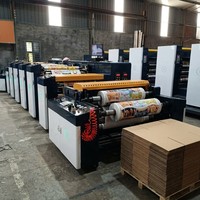 Nouvelle machine d'impression flexographique automatique 5 couleurs à économie d'énergie 150m/min 650-1000mm avec système de séchage électrique à conception pétale haute performance