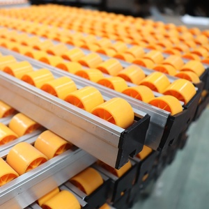 Vente directe usine : Rail à rouleaux en PE à cadre en aluminium pour équipements de manutention et systèmes de rayonnages de tuyaux - Product Image 3