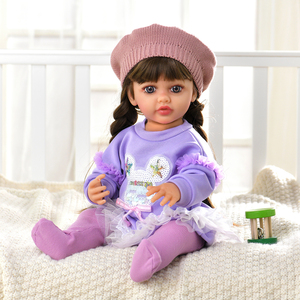 Muñeca de Vinilo de Alta Calidad en Oferta, 22 Pulgadas, 55 cm, Cuerpo Suave al por Mayor, Muñeca de Silicona Realista, Bebé Recién Nacido - Product Image 2