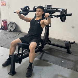 Máquina de Press de Pecho Inclinado con Carga de Discos VIGFIT <span class=keywords><strong>para</strong></span> Gimnasio Comercial, <span class=keywords><strong>para</strong></span> Fortalecer la Parte Superior del Cuerpo, 3 en 1, Banco de Press, Grande y Resistente - Product Image 4