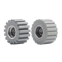 Rouleaux de pression spéciaux HYCNC pour machines de chantournage, rouleaux en plastique, rouleaux de support à dents droites, semi-automatiques, pour matériaux