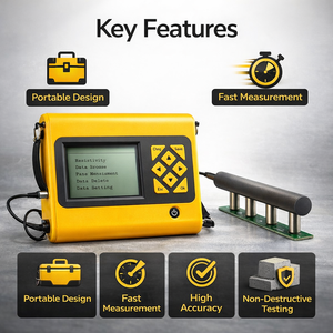 用于钢筋腐蚀检测的混凝土电阻率测试仪 用于混凝土检测的无损检测设备 - Product Image 4