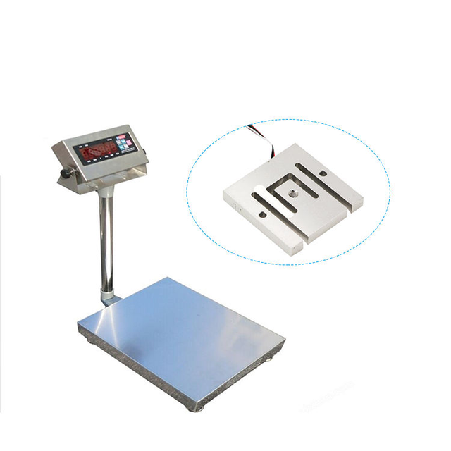 Shear Beam Plate Load Cells Force Sensors 75/125kg Capacity Aluminum RUIJIA RJ-6504 Commercial High-Precision