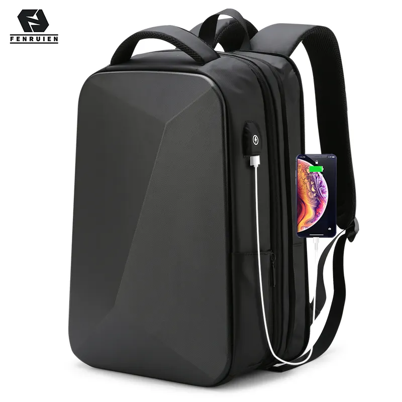 Travel Business Backpack FENRUIEN 15.6 Inch Laptop Backpack Anti-theft Waterproof School Travel Backpack Men USB Charging Business Bag Designer Backpacks
