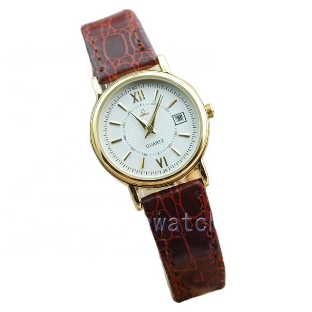 Hot Selling Quartz Golden Date Watch