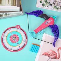 Ensemble de tir à l'arc pour enfants personnalisé en gros d'usine avec fléchettes souples et cible pour jeu intérieur et extérieur