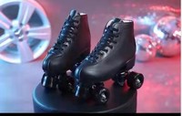 Patins à roulettes en PU à deux rangées de haute qualité pour adultes