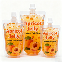 Sac en plastique liquide de stockage de supplément de fruit à presser réutilisable personnalisé pochette d'emballage rechargeable de boisson de jus