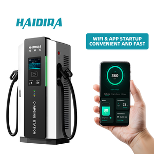 HAIDIRA Neue CE-Zertifizierte Integrierte Kommerzielle Parkplatz-Bodenmontierte EV DC-Ladestation 360KW mit Doppel-Ladepistolen - Product Image 4