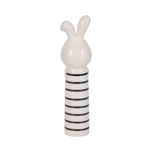 Statuetta Decorativa in Ceramica a Forma di Coniglio con Cuore per Arredamento Casa, Scultura Animale per Bagno, Ufficio, Soggiorno - Product Image 4