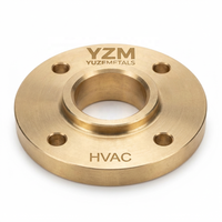 Fabrication sur mesure de composants métalliques OEM : Flanges de tuyauterie en laiton usinées, plaques d'ancrage en bronze et plaques de jonction en cuivre