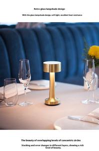 SENYA-<span class=keywords><strong>PRO</strong></span> minimaliste LED lampe de bureau interrupteur tactile chevet veilleuse Rechargeable USB dôme pour Restaurant hôtel <span class=keywords><strong>Table</strong></span> rechargeable - Product Image 4