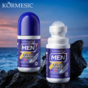 Déodorant anti-transpirant roll-on KORMESIC 50 ml pour <span class=keywords><strong>homme</strong></span>, parfum citron vert frais, longue durée 48h, marque privée, OEM personnalisé - Product Image 1