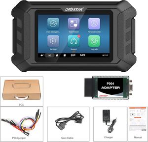 เครื่องมือถอดแอร์แบ็กแบบคลิกเดียว P50 OBD2 รองรับ CANBUS/K-line Protocol ระบบ Android 11.0 ใช้ได้กับรถยนต์ 86 ยี่ห้อ - Product Image 1