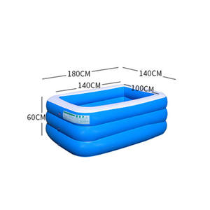 <span class=keywords><strong>Piscina</strong></span> Inflable Clásica para Exteriores, de PVC, Sobre el Suelo, con Bomba de Agua de 3 HP, Fácil de Instalar - Product Image 6