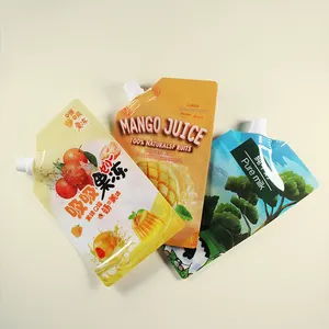 果汁喷口袋定制印刷层压塑料喷口袋儿童包装果冻饮料果汁袋