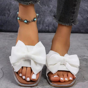 Sandalias Planas de Plataforma para Mujer, Sandalias de Verano a la Moda, Estilo Europeo y Americano, Sandalias con Lazo para Mujer - Product Image 5