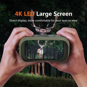 4Kナイトビジョン双眼鏡NV4000ナイトビジョンゴーグル3 'スクリーン5Xデジタルズームバックライトボタン300mビュー戦術ハンティングスコープ - Product Image 4