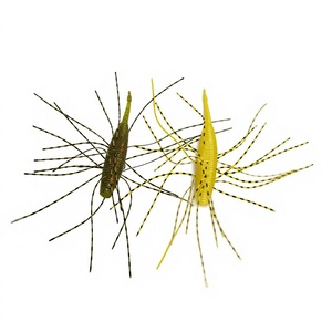 Nuevo señuelo blando <span class=keywords><strong>de</strong></span> PVC <span class=keywords><strong>de</strong></span> 9cm/8g para lances largos, tipo larva <span class=keywords><strong>de</strong></span> hormiga con múltiples antenas, con sal añadida, para pesca en carretera. - Product Image 1
