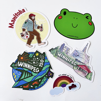 Autocollant découpé sur mesure, étiquette adhésive en vinyle PVC, impression imperméable, logo personnalisé, autocollants holographiques pour la promotion