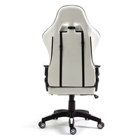Fauteuil de Direction Moderne Ergonomique Pivotant et Réglable pour Gamers, en Similicuir, Idéal pour Salle Informatique