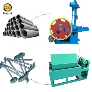 Automatic Roofing Nail Galvanized Machine Umbrella Head Roofing Nail Making Machine