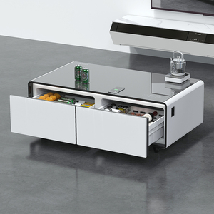 <span class=keywords><strong>2025</strong></span> Nieuwe Koelkast Koffietafel Vriezer 70l <span class=keywords><strong>Mini</strong></span> Koelkast Dual Zone Met Draadloos Opladen Voor Huis Woonkamer - Product Image 1