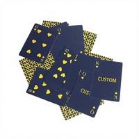 Cartes de poker en papier recyclables écologiques personnalisables de haute qualité, cartes à jouer mates durables, boîte rigide, pour les fêtes de famille et les jeux de boisson