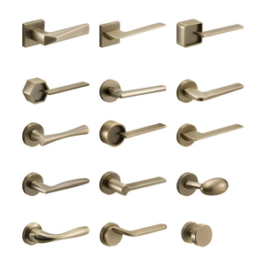 Trong Kho Chuyên Nghiệp Thiết Kế Hiện Đại Loại Đòn Bẩy Cửa Khóa Xử Lý Thiết Lập Kẽm Hợp Kim Cho Nhập Trong Căn Hộ Phòng Ngủ Nhà Khách Sạn - Product Image 4