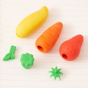 Gommes géantes créatives en forme de fruits, design de dessin animé en plastique, pour les élèves de maternelle et d'école primaire - Product Image 3