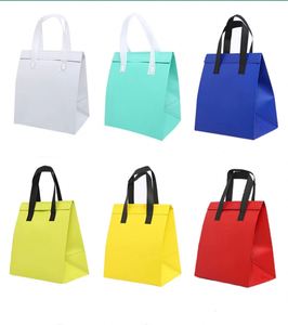 Sac isotherme personnalisé en non-tissé, imperméable, avec logo sur mesure, pour pique-nique et livraison de repas, vente en gros aux États-Unis - Product Image 2