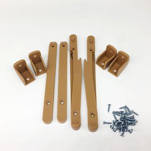 Guardrail Accessories <b>Plastic</b> <b>Slide</b> Rail 225mm White Straight Body For Wooden Bed Rails - Product Image 4