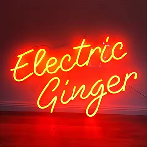 Fast Delivery Dropshipping Decoracion Acrylic Neon Light Sign Custom Logo Custom <b>Led</b> Neon Sign Round Neon Sign - Product Image 2