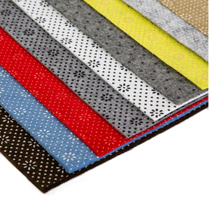 Alfombra de respaldo de poliéster con patrón de PVC, Material de plástico antideslizante, tela de fieltro punteada no tejida - Product Image 6