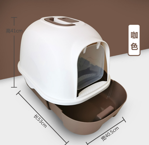 Litière pour chat autonettoyante en résine PP de luxe, vente en gros d'usine, avec poignée - Product Image 6