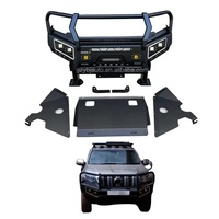 YBJ 2021 Deluxe LC150 accessoires de voiture en acier pare-chocs avant garde Bull Bar pour Prado LC150 FJ150 2018-2024 nouvelle barre de taureau en fer