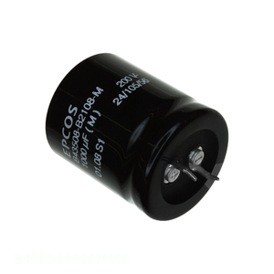 ตัวแทนจำหน่ายอย่างเป็นทางการ ตัวเก็บประจุอลูมิเนียม 560uF 20% 400V แบบ Snap-in รุ่น B43504A9567M60 แบบ Through Hole - Product Image 1