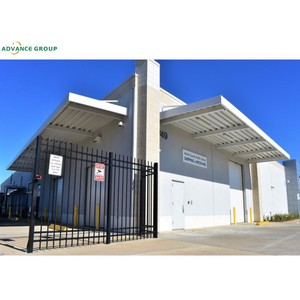 <span class=keywords><strong>Toldo</strong></span> Minimalista de Aluminio para Puerta con Iluminación Oculta para Villas, <span class=keywords><strong>Toldo</strong></span> para Cobertizo - Product Image 2