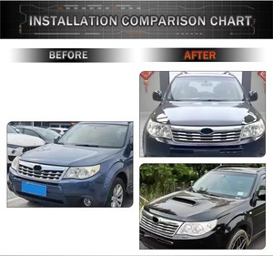 Kit Carrozzeria e Altri Componenti Auto per Subaru Forester 2009-2012, Cofano in Fibra di Carbonio, Vendita Diretta dal Produttore - Product Image 6